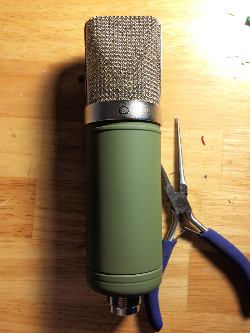 Microphone Parts T-47 Condenser Microphone Build by Sean Rose