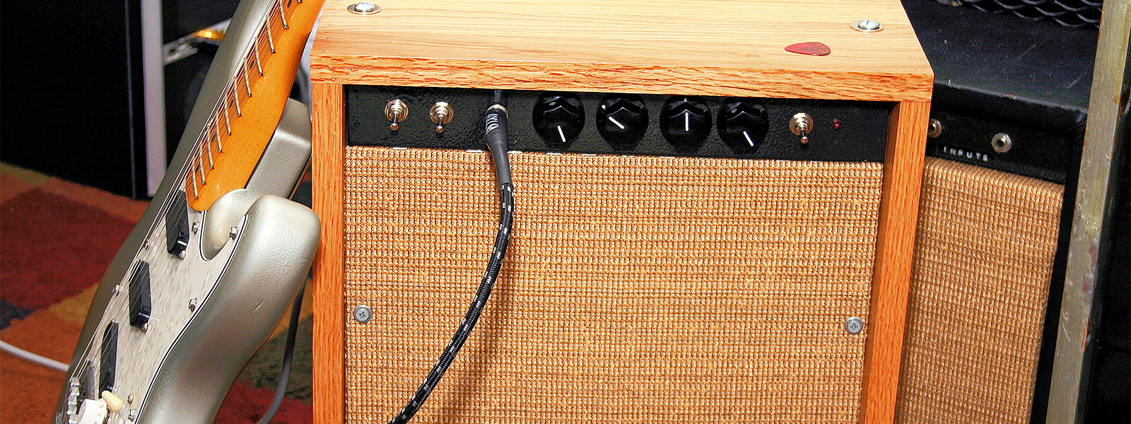 Oak Cabinet Dual Mini Studio Guitar Amp Build by Sean Rose