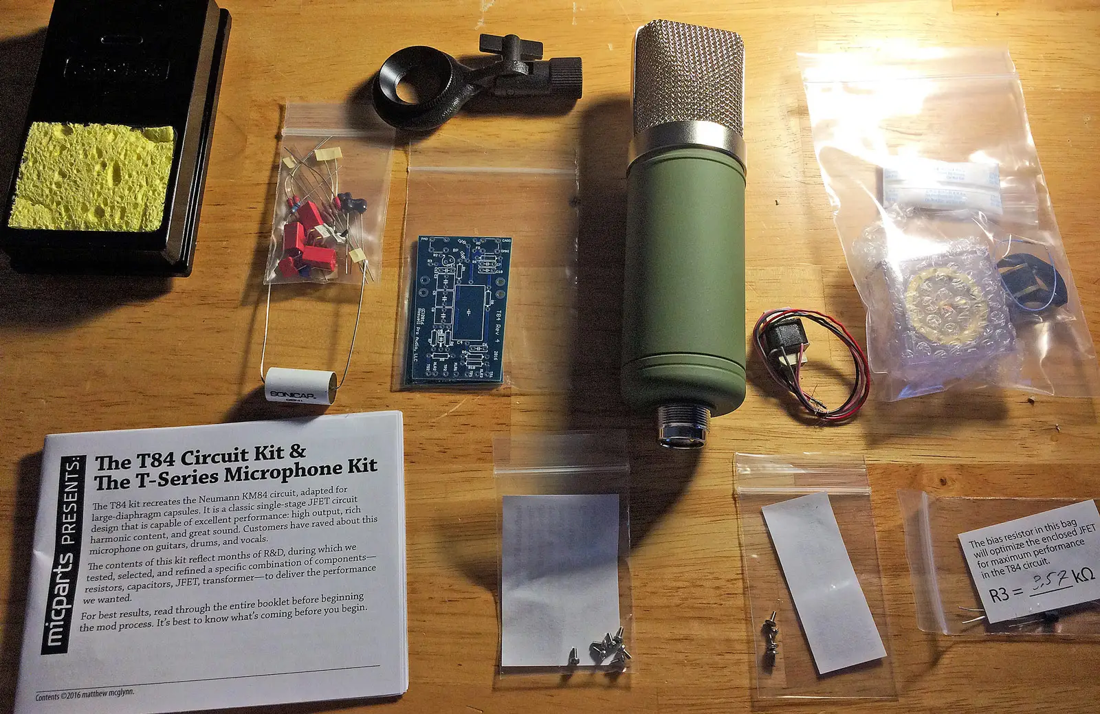 Microphone Parts T-47 Condenser Microphone Build | SeanRose.com