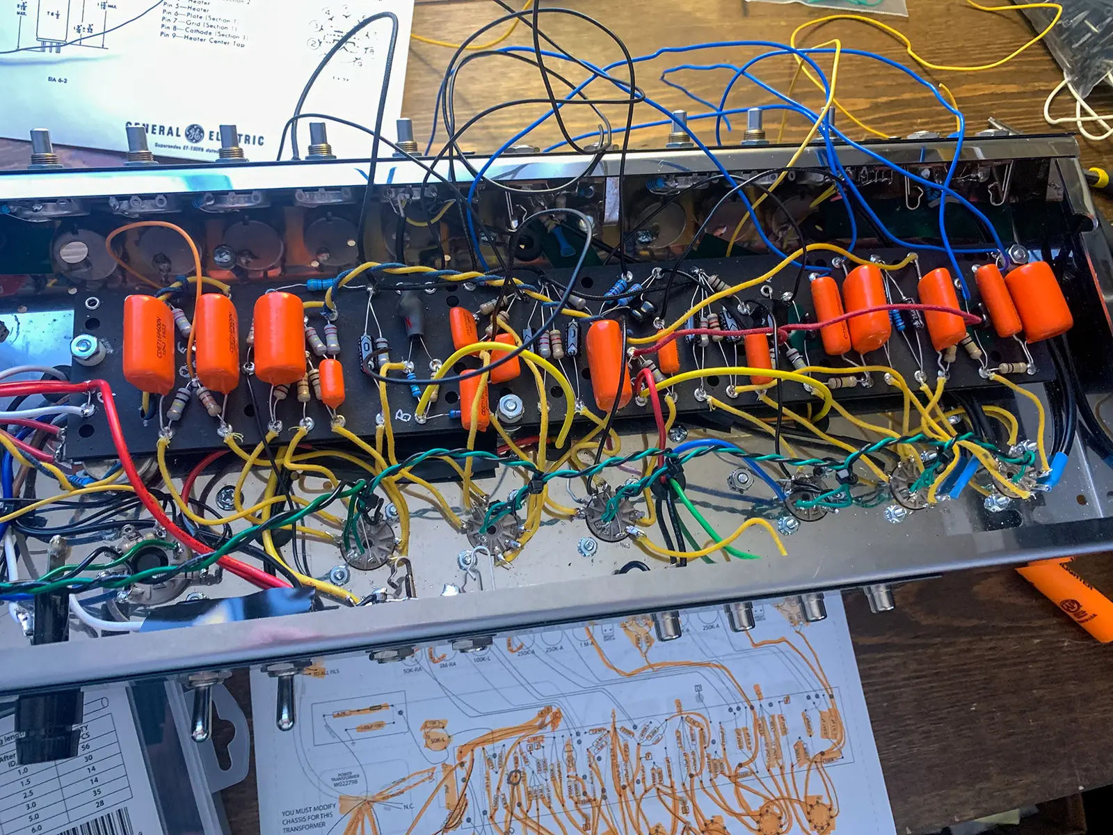 1965 Deluxe Reverb High Power Guitar Amp Build | SeanRose.com