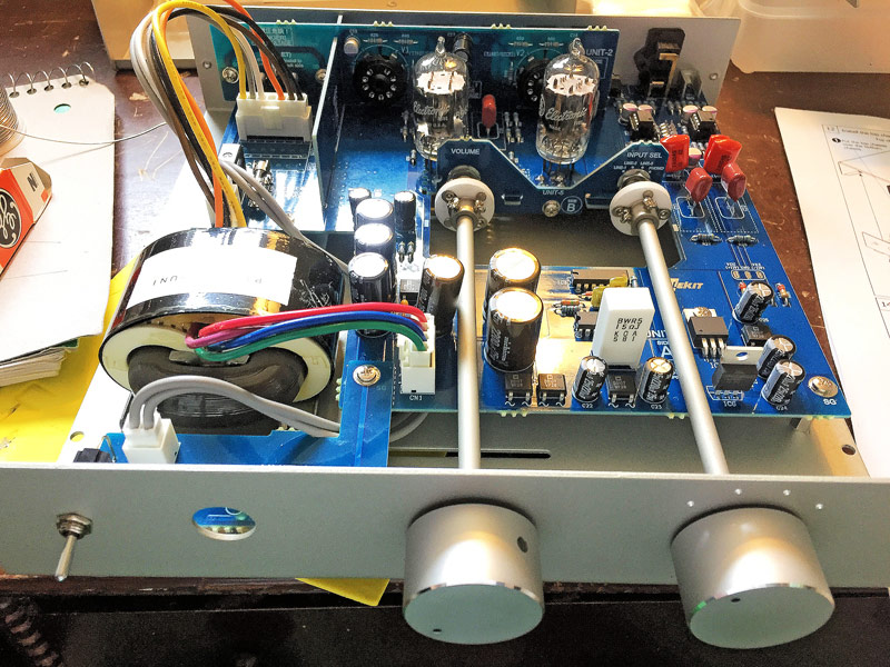 Elekit TU-8500 Stereo Tube Preamplifier Kit Build | SeanRose.com