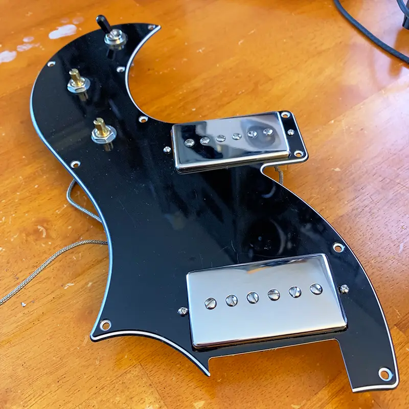 How to Put Humbuckers In a PRS Vela | SeanRose.com