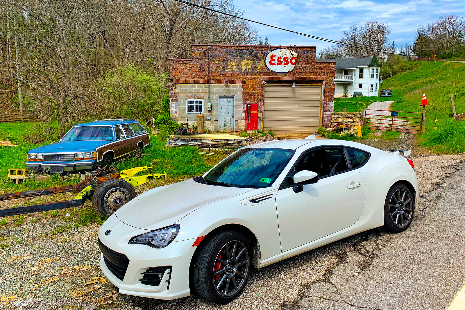 Old Esso station in Liberty West Virginia