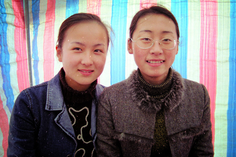 Julia and Ellen, my teaching assistants - Sean in China Blog | SeanRose.com