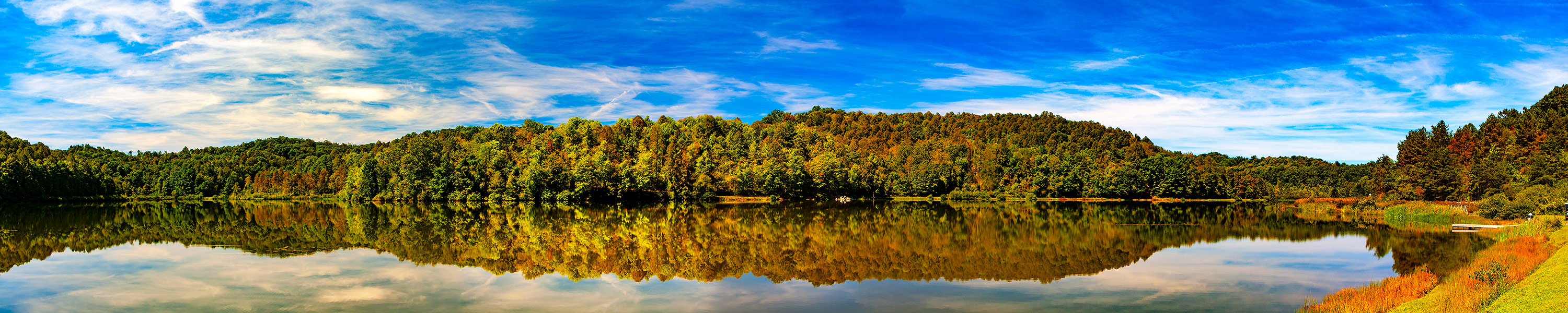 Big Ditch Wildlife Management Area Near Cowen WV  - Panorama Photography By Sean Rose