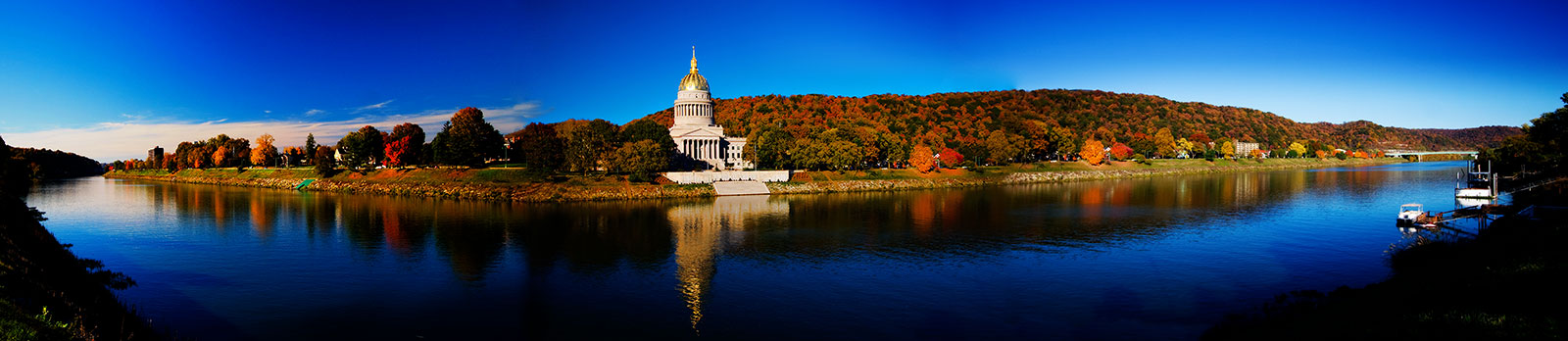 Parnorama of West Virginia State Capitol Charleston, WV - Landscape Photography | SeanRose.com