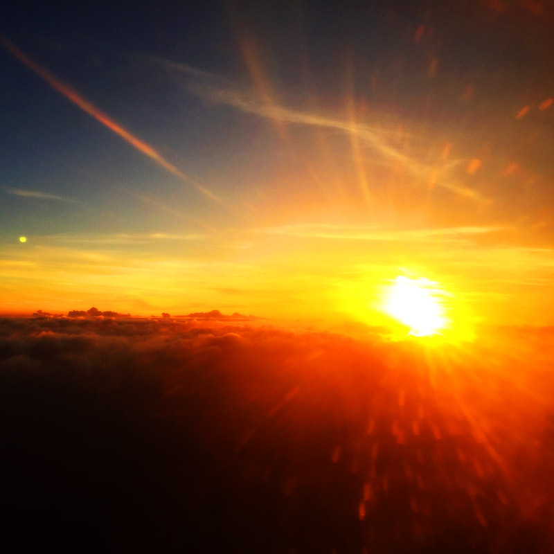 Above Dallas TX Sunset. #ShotOniPhone Photography | SeanRose.com